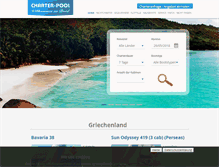 Tablet Screenshot of charter-pool.com